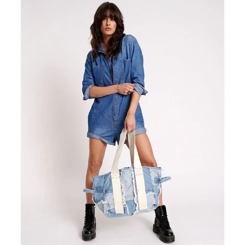 Urban Outfitters UO Suda Patched XL Tote Bag